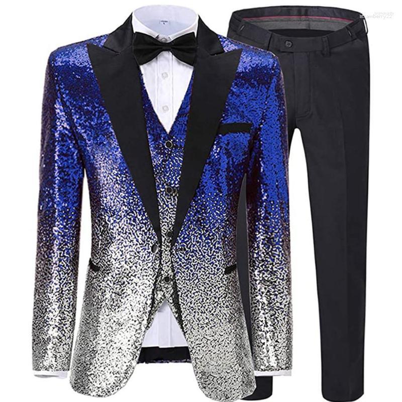 Men's Suits Men's 3 Pieces Men's Suit Shiny Bling Sequin Mens Slim Fit Notch Lapel Tuxedo Wedding Formal (Blazer Vest Pants), Red-silver
Men's Suits Men's 3 Pieces Men's Suit Shiny Bling Sequin Mens Slim Fit Notch Lapel Tuxedo Wedding Formal (Blazer Vest Pants), Red-silver