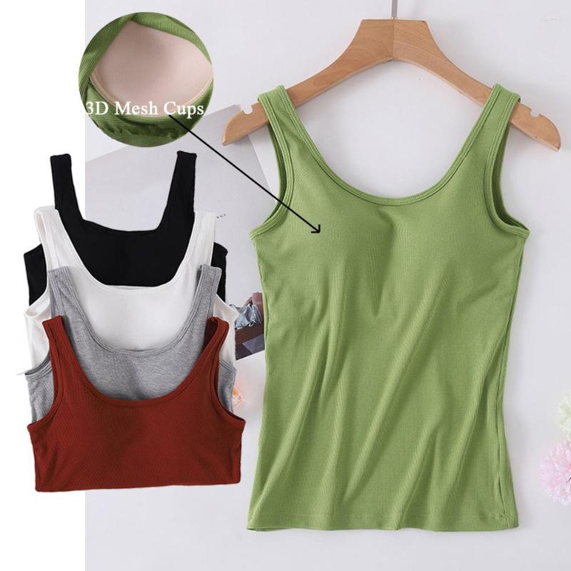 Camisoles & Tanks 2023 Summer Modal Vest Crop Top With Cups Pad Women's Bra One Piece Home Sport Seamless Lingerie Underwear Elastic, Light yellow bra
Camisoles & Tanks 2023 Summer Modal Vest Crop Top With Cups Pad Women's Bra One Piece Home Sport Seamless Lingerie Underwear Elastic, Light yellow bra