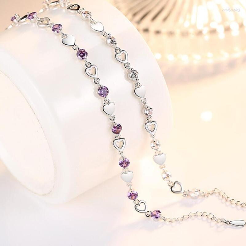 Link Bracelets Fashion Zircon Bracelet For Valentine's Day Strings Of Love Heart Crystal
Link Bracelets Fashion Zircon Bracelet For Valentine's Day Strings Of Love Heart Crystal