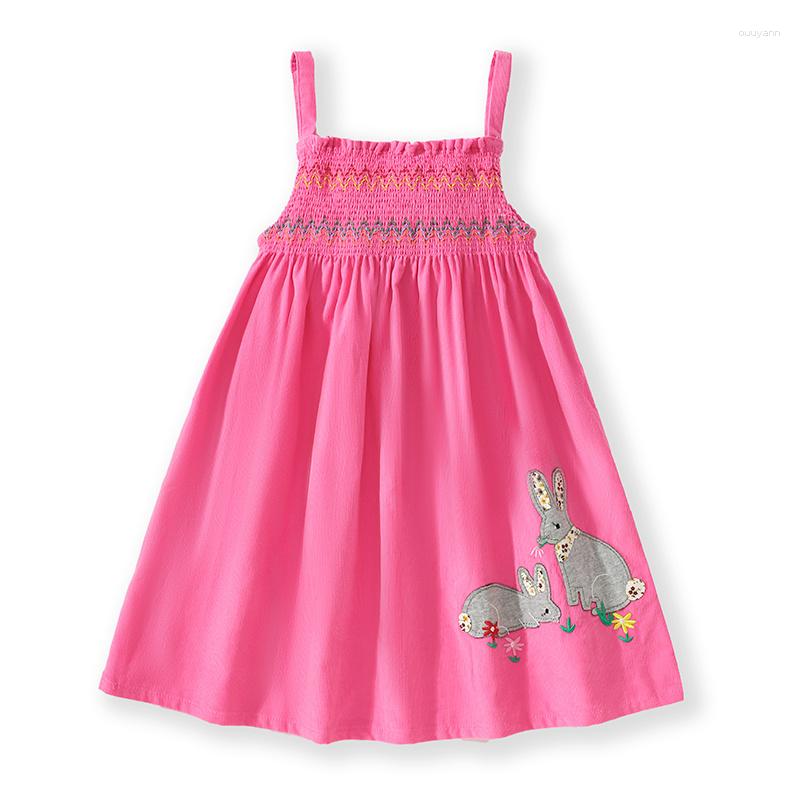 Girl Dresses Jumping Meters 2-7T Applique Cute Summer Princess Girls Skirt With Shoulder-Straps Baby Clothes Toddler, T1527
Girl Dresses Jumping Meters 2-7T Applique Cute Summer Princess Girls Skirt With Shoulder-Straps Baby Clothes Toddler, T1527