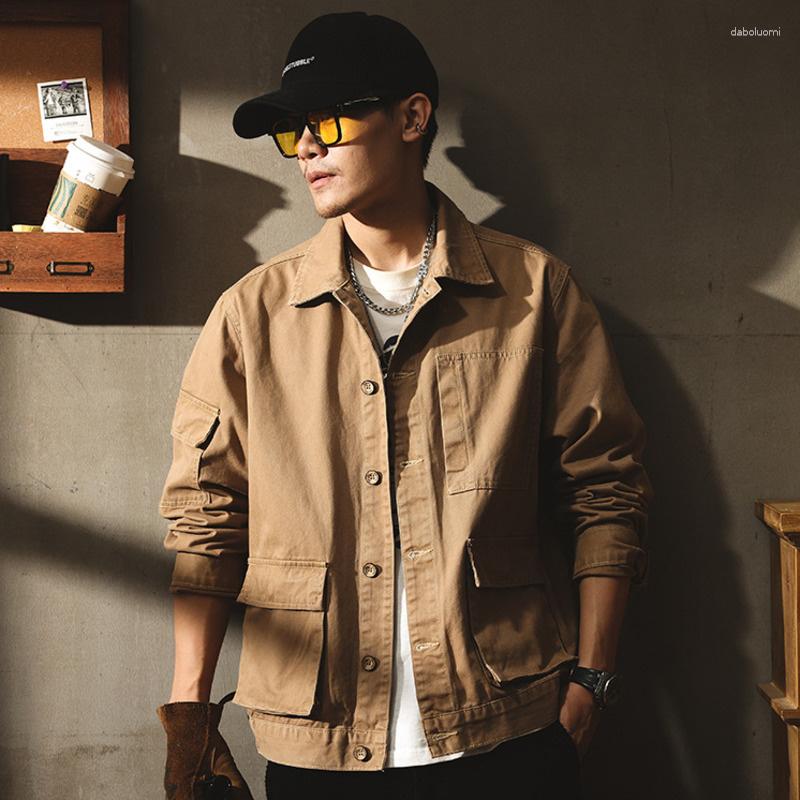 Men' Jackets American Style Cargo Men Cotton Vintage Casual Tops Workwear Shirt Jacket For Male Solid Spring Autumn 4XL 7XL 6XL 5XL, Khaki
Men' Jackets American Style Cargo Men Cotton Vintage Casual Tops Workwear Shirt Jacket For Male Solid Spring Autumn 4XL 7XL 6XL 5XL, Khaki