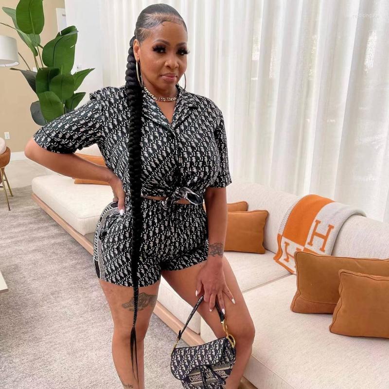 Women' Tracksuits 2 Pieces Set Sexy Summer Autumn Fashion Women 2023 Female Tops Stripe Print Short Sleeve Shirt And Elastic Waist Shorts, Black
Women' Tracksuits 2 Pieces Set Sexy Summer Autumn Fashion Women 2023 Female Tops Stripe Print Short Sleeve Shirt And Elastic Waist Shorts, Black