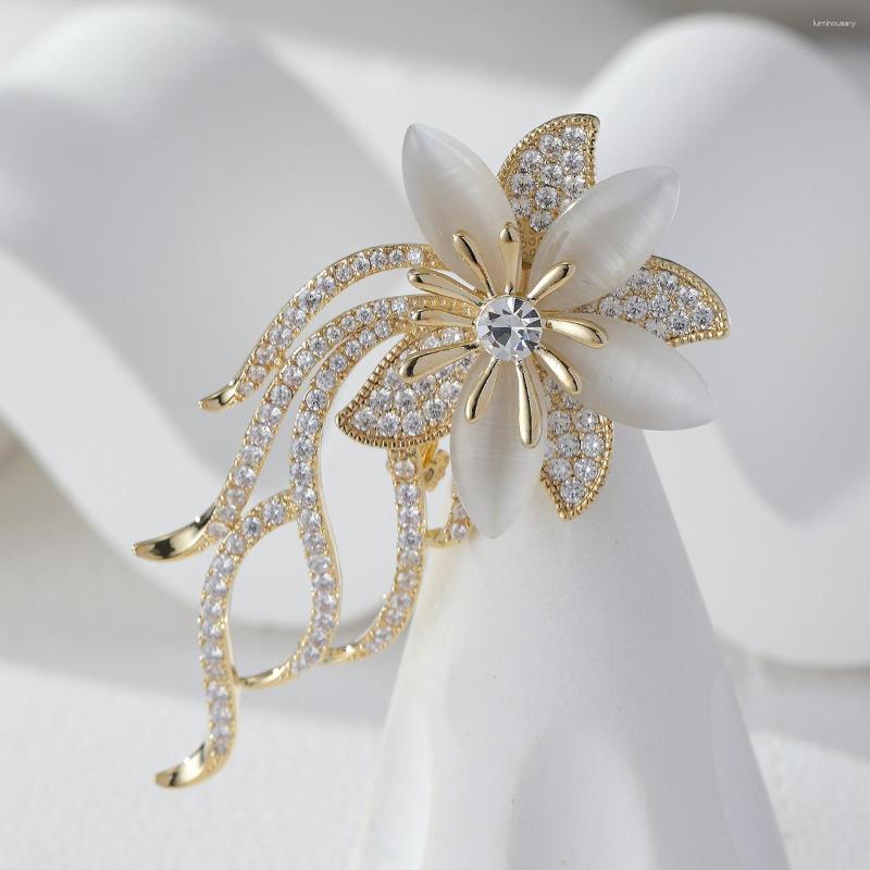 Brooches YYSUNNY Luxury Corsage Charm Rose Gold Color Jewelry Orchid Flower For Women Zircon Pin Dress Coat Accessories Gift
Brooches YYSUNNY Luxury Corsage Charm Rose Gold Color Jewelry Orchid Flower For Women Zircon Pin Dress Coat Accessories Gift