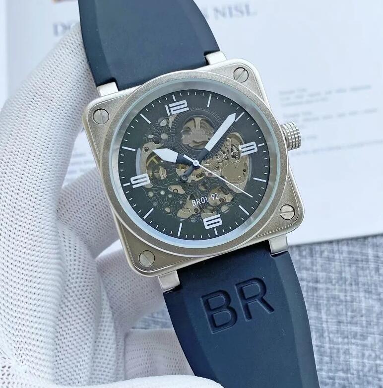 66Top Quality 44MM mens bell watch waterproof automatic movement mechanical sapphire glass stainless steel men ross wristwatches
66Top Quality 44MM mens bell watch waterproof automatic movement mechanical sapphire glass stainless steel men ross wristwatches