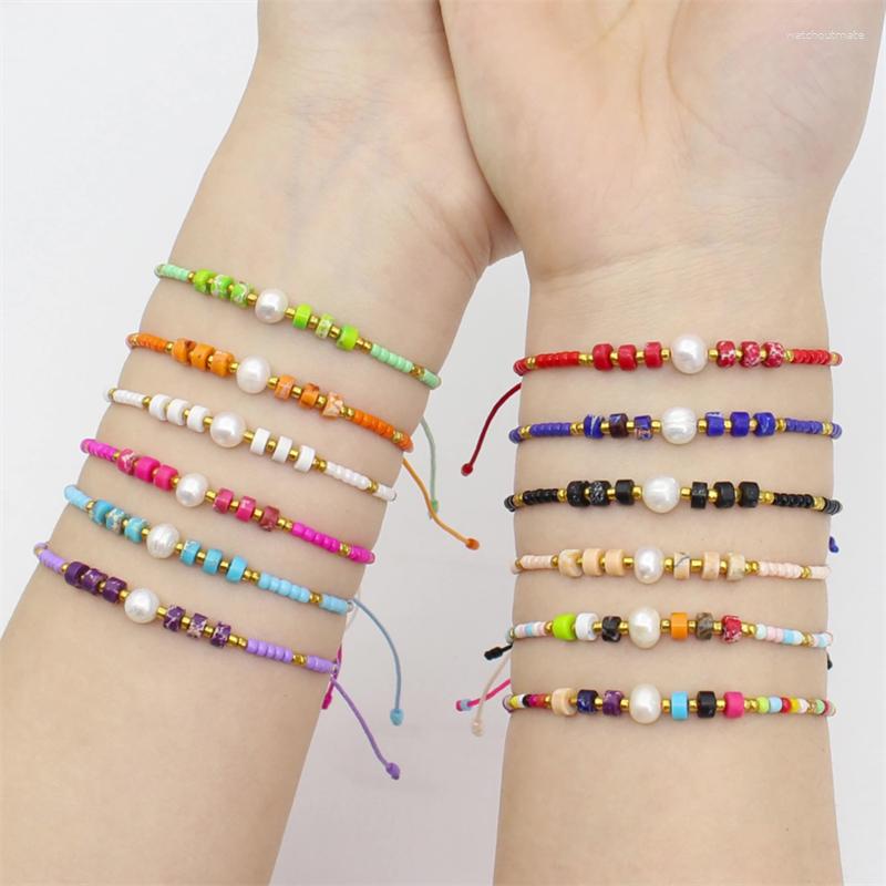 Charm Bracelets Simple Thiny Miyuki Beaded Imitation Pearl Fashion Colorful Women Friendship Jewelry
Charm Bracelets Simple Thiny Miyuki Beaded Imitation Pearl Fashion Colorful Women Friendship Jewelry
