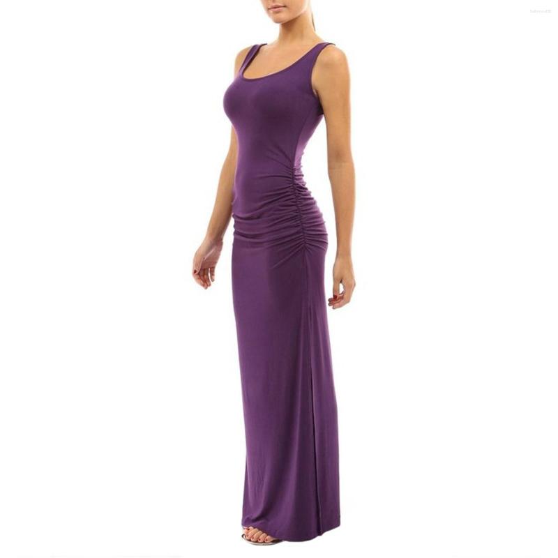 Casual Dresses Women' Summer Leisure Fashion Round Neck Slim Fit Pleated Dress With Waist Wrap Hip Sleeveless Large Swing V Maxi, Purple
Casual Dresses Women' Summer Leisure Fashion Round Neck Slim Fit Pleated Dress With Waist Wrap Hip Sleeveless Large Swing V Maxi, Purple