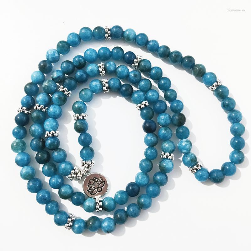 Strand Beaded Strands Natural Stone Women Men 108 Mala Apatite With Lotus OM Buddha Charm Yoga Bracelet Or Necklace Jewelry Raym22
Strand Beaded Strands Natural Stone Women Men 108 Mala Apatite With Lotus OM Buddha Charm Yoga Bracelet Or Necklace Jewelry Raym22