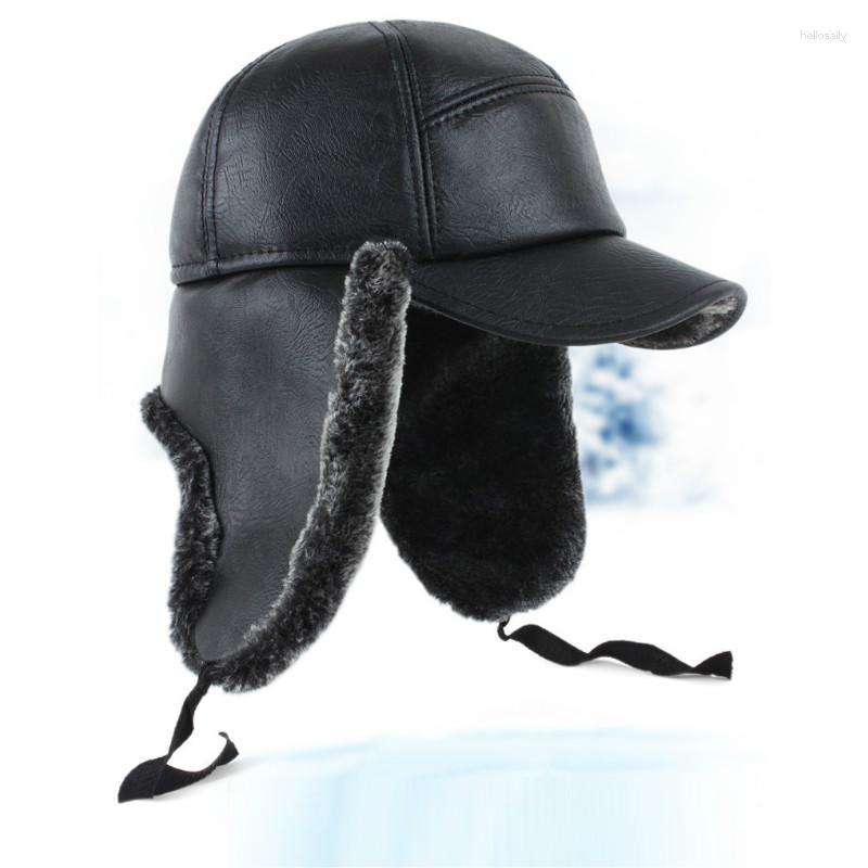 Ball Caps Elder Leather Hat Female Winter Ear Protection Cap Men's Warm Windproof Father Cotton Fur B-8569, Black
Ball Caps Elder Leather Hat Female Winter Ear Protection Cap Men's Warm Windproof Father Cotton Fur B-8569, Black