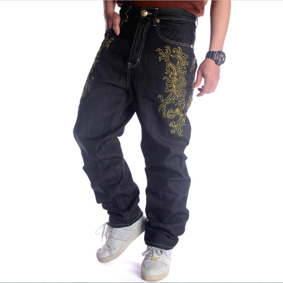 Hip Hop Jeans Fashion Men's Cross pants Snake Embroidery Loose Skateboard Pants 30-46, Black 2number
Hip Hop Jeans Fashion Men's Cross pants Snake Embroidery Loose Skateboard Pants 30-46, Black 2number