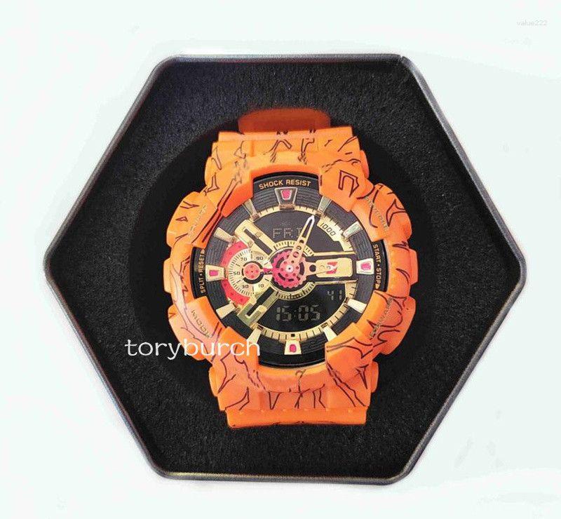 Wristwatches 2023 Special Color Fashion Waterproof Men's Wristwatch Sport Dual Display GMT Digital LED Reloj Hombre Army Military Watch, Pink
Wristwatches 2023 Special Color Fashion Waterproof Men's Wristwatch Sport Dual Display GMT Digital LED Reloj Hombre Army Military Watch, Pink