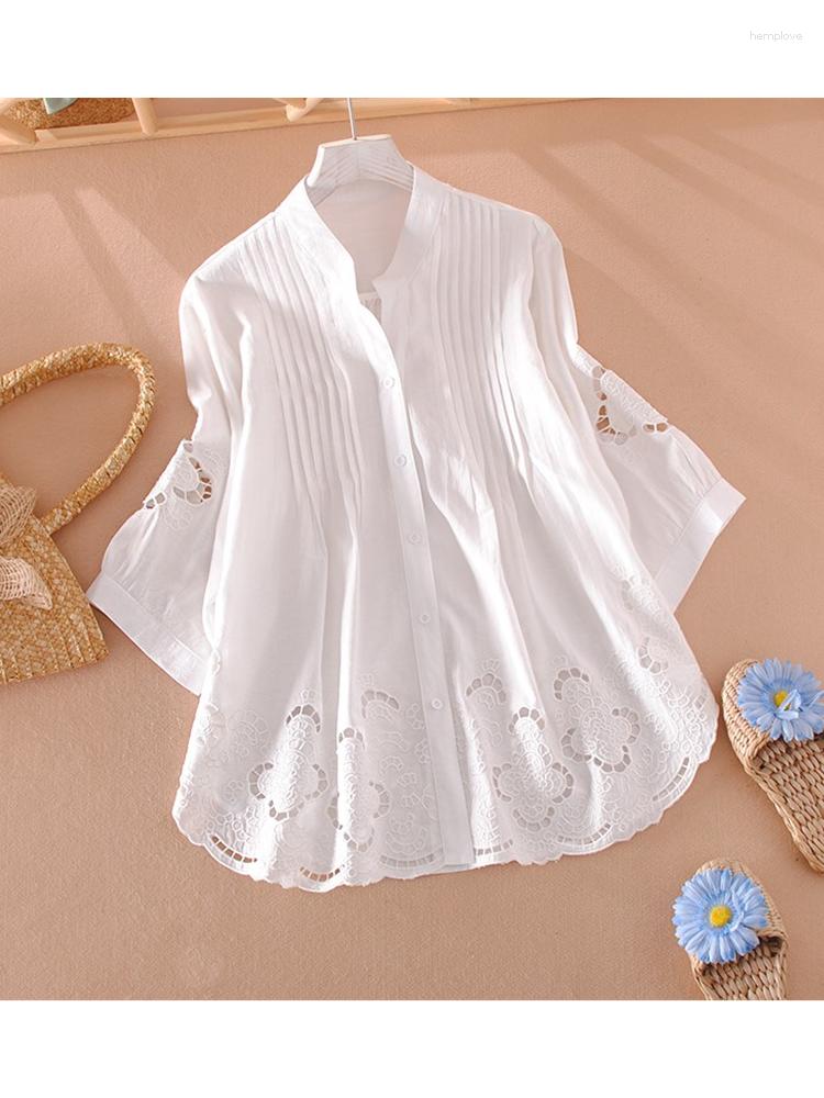 Women's Blouses Lamtrip Unique Pleated Folds V-Neck Single Breasted Cotton 3/4 Sleeve Hollow Out Embroidery Shirt Blouse Summer Mori Girl, Pink
Women's Blouses Lamtrip Unique Pleated Folds V-Neck Single Breasted Cotton 3/4 Sleeve Hollow Out Embroidery Shirt Blouse Summer Mori Girl, Pink