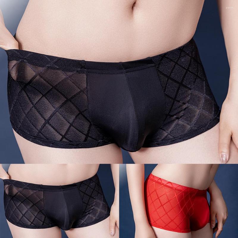 Underpants Mens Sexy Thin Underwear Perspective Convex Pouch Boxer Briefs Mesh Swimwear Shorts Panties Bulge Men's Boxers, Black
Underpants Mens Sexy Thin Underwear Perspective Convex Pouch Boxer Briefs Mesh Swimwear Shorts Panties Bulge Men's Boxers, Black