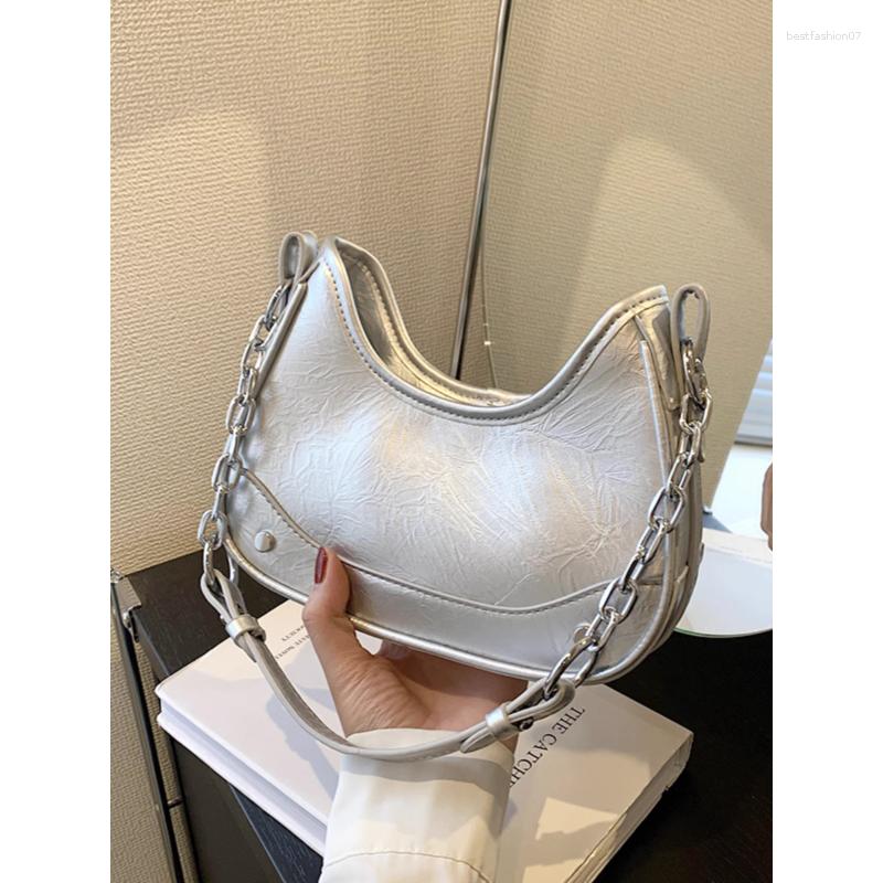 Evening Bags 2023 Summer For Women Sac A Main Designer Handbags Vintage Pu Leather Side Underarm Crossbody Ladies Totes Bag Bolso, Silver
Evening Bags 2023 Summer For Women Sac A Main Designer Handbags Vintage Pu Leather Side Underarm Crossbody Ladies Totes Bag Bolso, Silver
