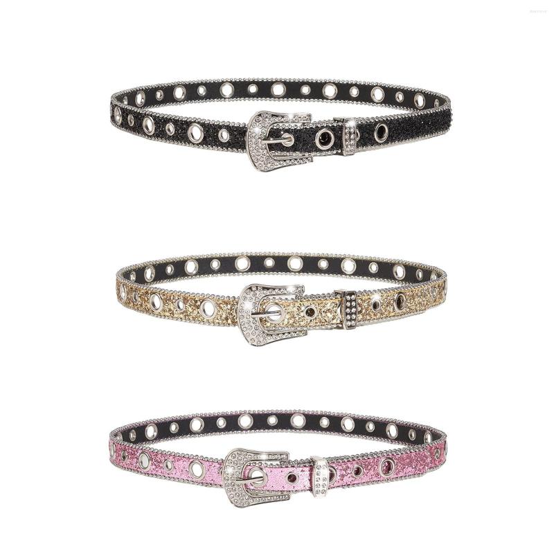 Belts Rhinestone Belt Women Waist Prong Buckle Costume Accessories Adjustable 40.6inch Pin Waistband For Trousers Jeans, Black
Belts Rhinestone Belt Women Waist Prong Buckle Costume Accessories Adjustable 40.6inch Pin Waistband For Trousers Jeans, Black