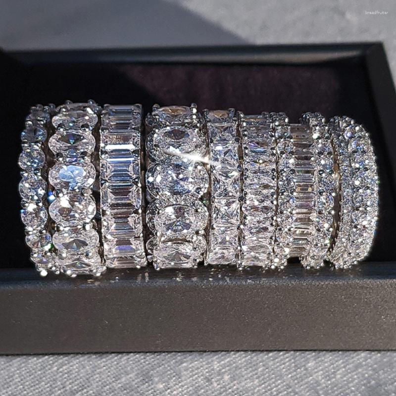 Cluster Rings 2023 Luxury Vintage 925Sterling Silver Wedding Band Eternity Ring For Women Big Gift Ladies Love Wholesale Lots Bulk Jewelry
Cluster Rings 2023 Luxury Vintage 925Sterling Silver Wedding Band Eternity Ring For Women Big Gift Ladies Love Wholesale Lots Bulk Jewelry