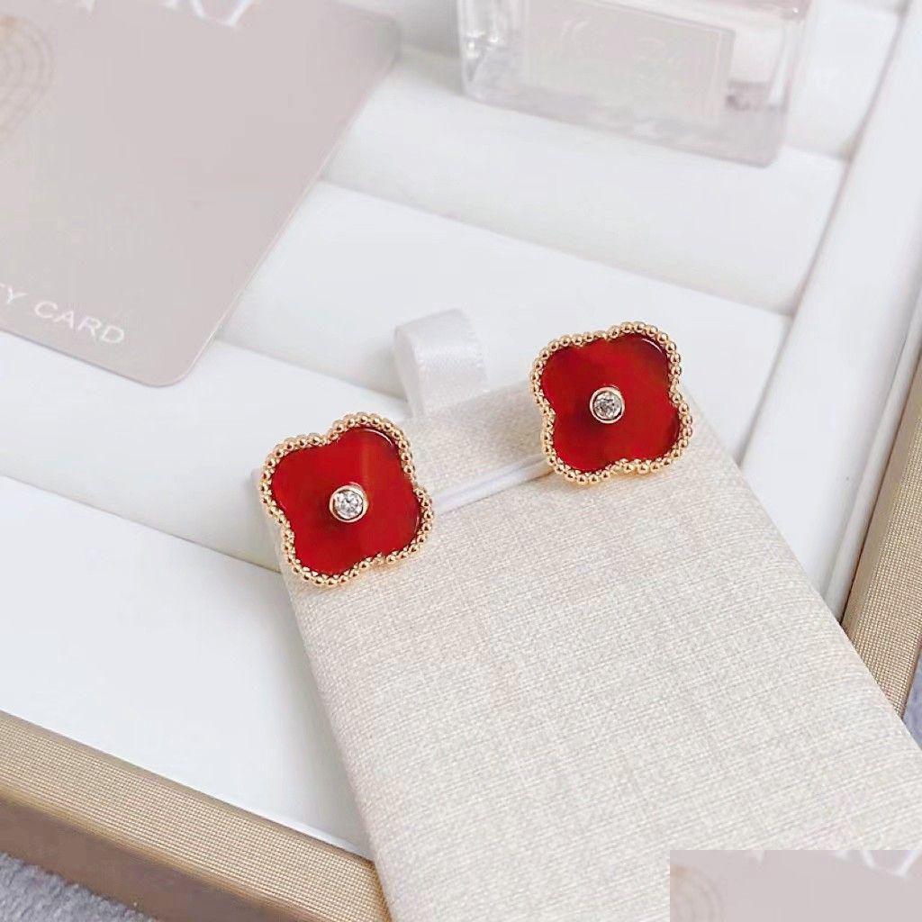 Earring Back 18K Womens Earrings 4Leaves Grass Color Shell Girls Valentines Day Christmas Love Gift 316L Stainless Dhfrt
Earring Back 18K Womens Earrings 4Leaves Grass Color Shell Girls Valentines Day Christmas Love Gift 316L Stainless Dhfrt