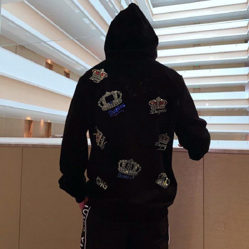 Men's Hoodies Men's Hoodie Personality Print Crown Diamond Wild Autumn And Winter Round Neck Loose Training Pullover Long Sleeve Top, As shown asian size
Men's Hoodies Men's Hoodie Personality Print Crown Diamond Wild Autumn And Winter Round Neck Loose Training Pullover Long Sleeve Top, As shown asian size