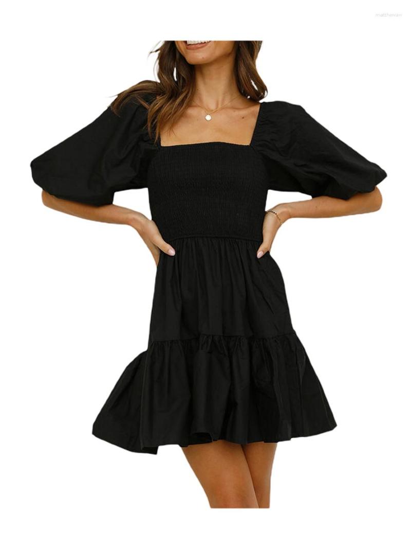 Casual Dresses Women S Square Neck Flounce Short Sleeve Shirred Ruffle Hem Dress, Pink
Casual Dresses Women S Square Neck Flounce Short Sleeve Shirred Ruffle Hem Dress, Pink