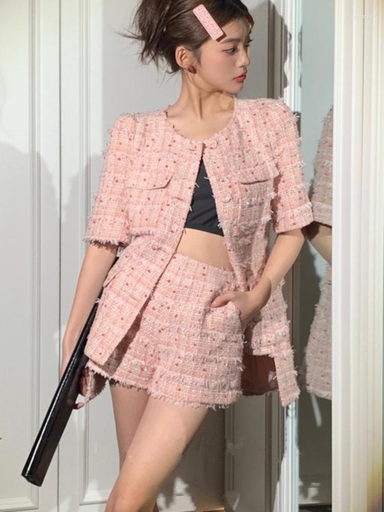 Women' Tracksuits 2023 Summer Short Sets Two Piece Set For Women Shorts Pant Conjuntos Cortos Ensemble Femme 2 Outfit, Pink
Women' Tracksuits 2023 Summer Short Sets Two Piece Set For Women Shorts Pant Conjuntos Cortos Ensemble Femme 2 Outfit, Pink