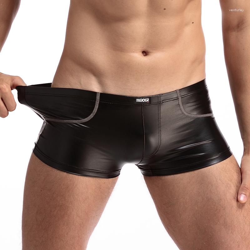 Underpants Mens Soft Underwear Faux Leather Panties Boxer Sexy Male Comfortable High Quality Boxers, Black
Underpants Mens Soft Underwear Faux Leather Panties Boxer Sexy Male Comfortable High Quality Boxers, Black