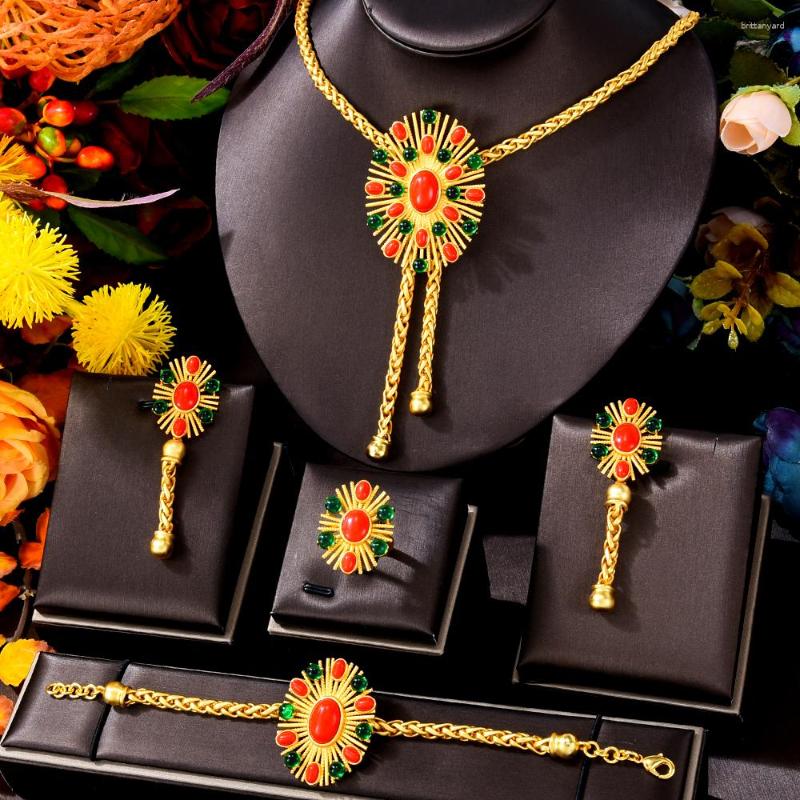 Necklace Earrings Set Missvikki Bracelet Ring Sets Jewelry For Women Wedding Party Full Zircon Dubai Bridal, Picture shown
Necklace Earrings Set Missvikki Bracelet Ring Sets Jewelry For Women Wedding Party Full Zircon Dubai Bridal, Picture shown