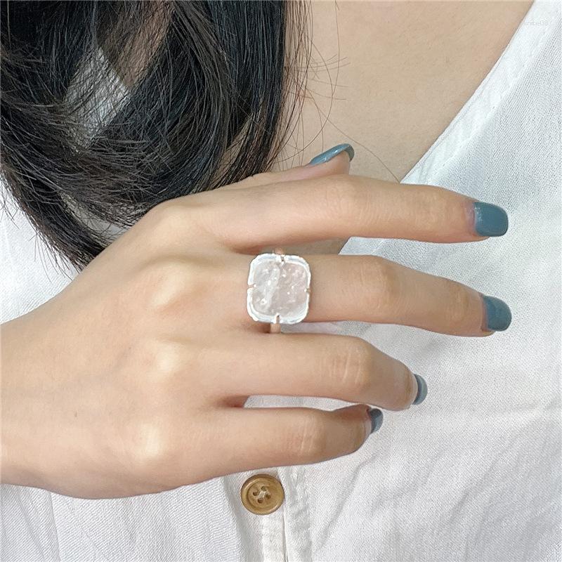 Cluster Rings S925 Sterling Silver Korean Version Texture Niche Design White Crystal Ring Fashionable Simple Original Single Wholesale
Cluster Rings S925 Sterling Silver Korean Version Texture Niche Design White Crystal Ring Fashionable Simple Original Single Wholesale