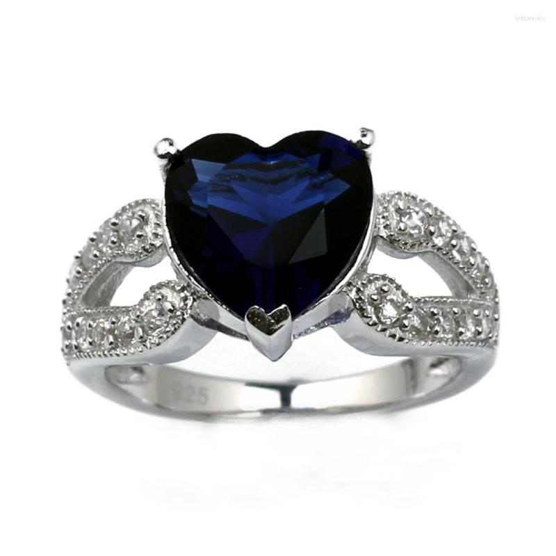 Cluster Rings Silver Ring S925 Women Jewelry 10X10mm Heart Shape Cubic Zirconia CZ Mask Band Design Size 6 7 8 9 R007
Cluster Rings Silver Ring S925 Women Jewelry 10X10mm Heart Shape Cubic Zirconia CZ Mask Band Design Size 6 7 8 9 R007