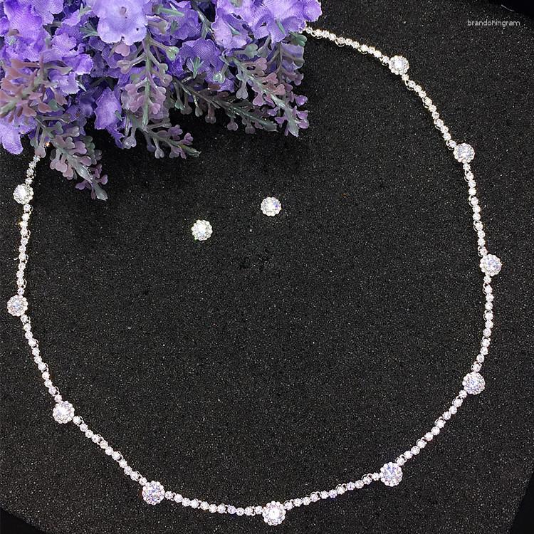 Necklace Earrings Set Luxury Classic White Gold Color CZ Stone Wedding Bridal Dress Accessories Party For Women GLN0150/GLE4826Y, Picture shown
Necklace Earrings Set Luxury Classic White Gold Color CZ Stone Wedding Bridal Dress Accessories Party For Women GLN0150/GLE4826Y, Picture shown
