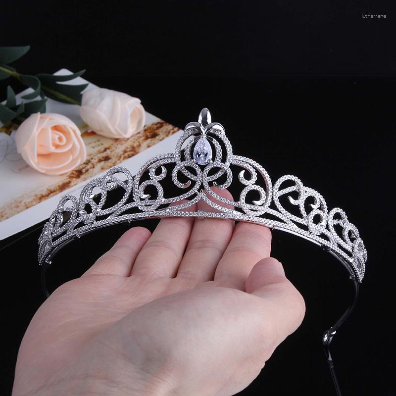 Hair Clips High-End Accessories Bride Wedding Crown Micro Inlaid Zircon Headdress Ornament
Hair Clips High-End Accessories Bride Wedding Crown Micro Inlaid Zircon Headdress Ornament