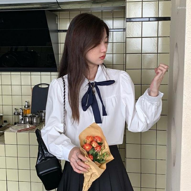 Women' Blouses HOUZHOU Kawaii Preppy Blouse Women Long Sleeve Vintage Korean Style White Shirts Female Chic Aesthetic Clothes Casual
Women' Blouses HOUZHOU Kawaii Preppy Blouse Women Long Sleeve Vintage Korean Style White Shirts Female Chic Aesthetic Clothes Casual
