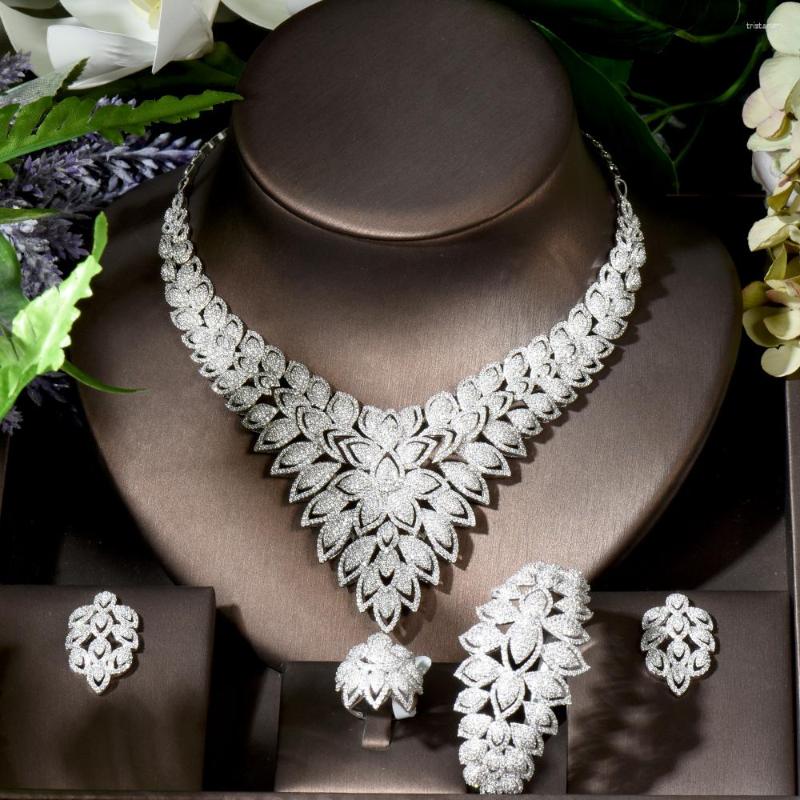 Necklace Earrings Set Fashion High Quality Cubic Zirconia Leaf Bridal Jewelry For Women Wedding Dinner Party Accessories N-1798, Picture shown
Necklace Earrings Set Fashion High Quality Cubic Zirconia Leaf Bridal Jewelry For Women Wedding Dinner Party Accessories N-1798, Picture shown