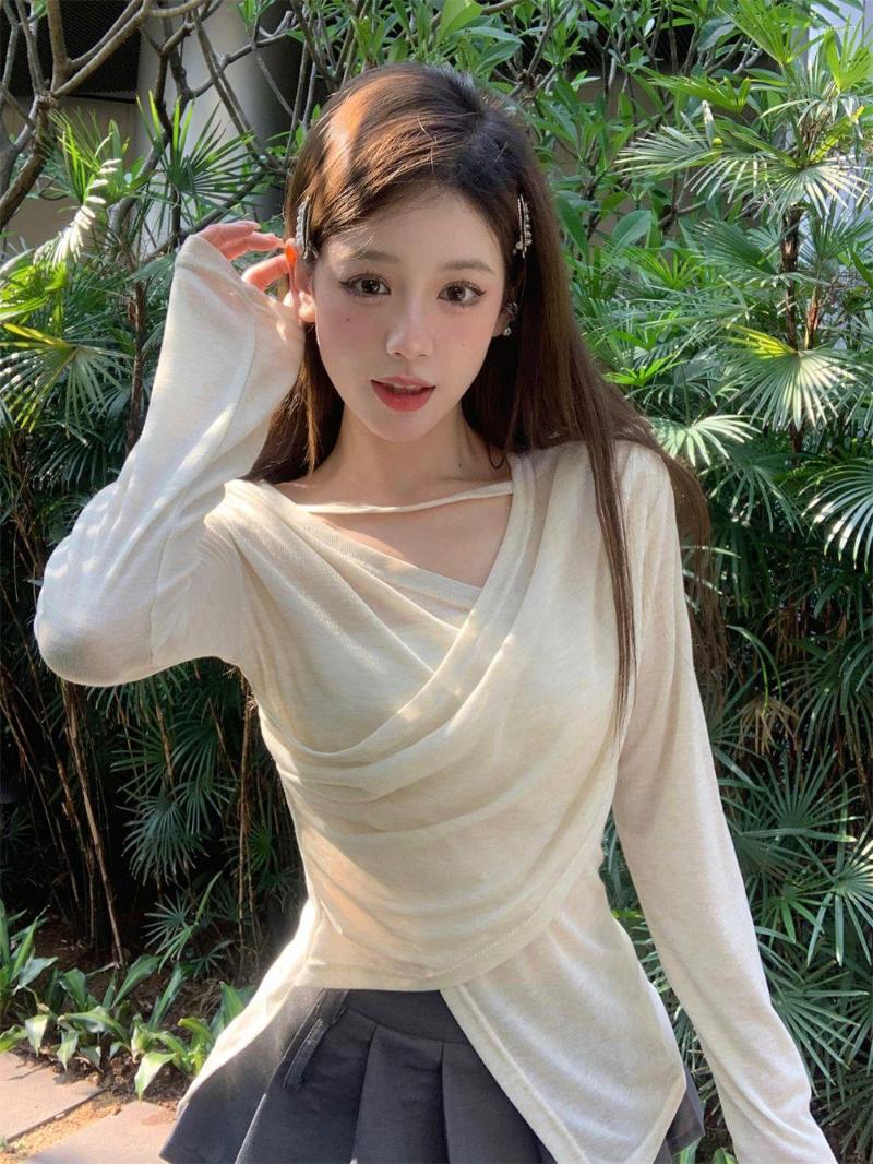 Women's Blouses Blouse Women Summer 2023 Casual Long Sleeve Loose Solid Thin Straight V-Neck Apricot Blusas Womens Tops And
Women's Blouses Blouse Women Summer 2023 Casual Long Sleeve Loose Solid Thin Straight V-Neck Apricot Blusas Womens Tops And
