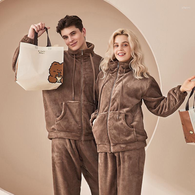 Women's Sleepwear Lovers Pajamas Sets Nightwear Stand Collar Long Sleeve Flannel Winter Cardigan Shirt Pant Loungewear Casual 2Pcs Sleep, Women brown
Women's Sleepwear Lovers Pajamas Sets Nightwear Stand Collar Long Sleeve Flannel Winter Cardigan Shirt Pant Loungewear Casual 2Pcs Sleep, Women brown