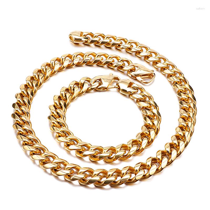 Necklace Earrings Set Simple Men Jewelry Stainless Steel Cuban Link Chain Bracelets Homme Hip Hop Punk, Picture shown
Necklace Earrings Set Simple Men Jewelry Stainless Steel Cuban Link Chain Bracelets Homme Hip Hop Punk, Picture shown
