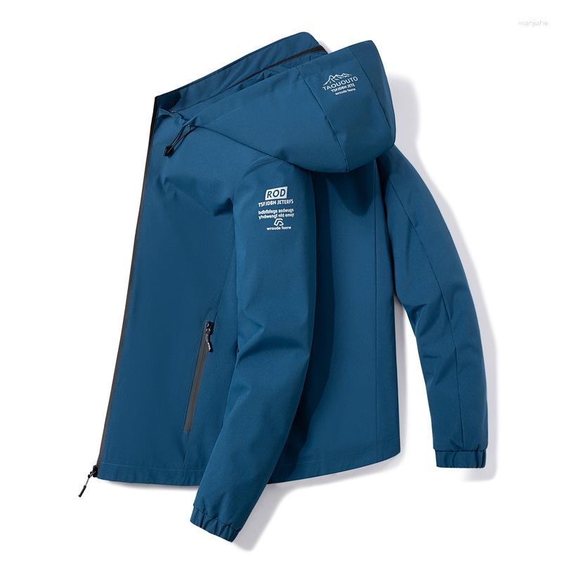 Men's Jackets Men's Jacket Spring And Autumn Korean Version Trend Detachable Hood Youth Coat, Blue
Men's Jackets Men's Jacket Spring And Autumn Korean Version Trend Detachable Hood Youth Coat, Blue