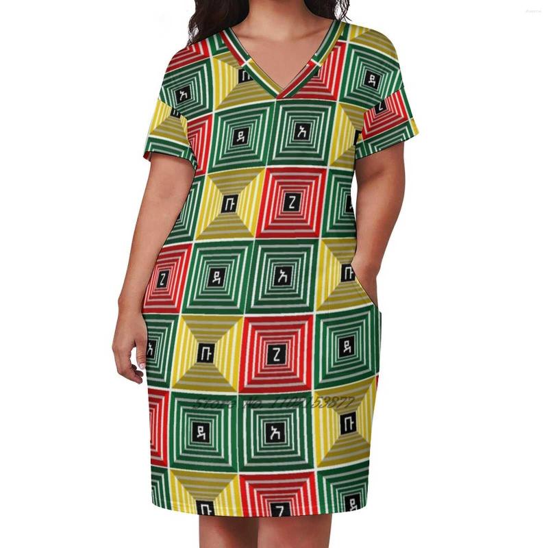 Casual Dresses Abugida Loose Pocket Dress Print Short Sleeve V-Neck 5Xl Perfect For Ethiopians Ethiopian Alphabet, Nz003
Casual Dresses Abugida Loose Pocket Dress Print Short Sleeve V-Neck 5Xl Perfect For Ethiopians Ethiopian Alphabet, Nz003