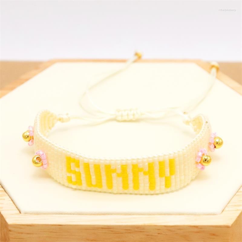Strand ZHONGVI Miyuki Letter Bracelet For Ladies 2023 Bohemian Jewelry Friend Gift Fashion Pulseras Femme Jewellery
Strand ZHONGVI Miyuki Letter Bracelet For Ladies 2023 Bohemian Jewelry Friend Gift Fashion Pulseras Femme Jewellery