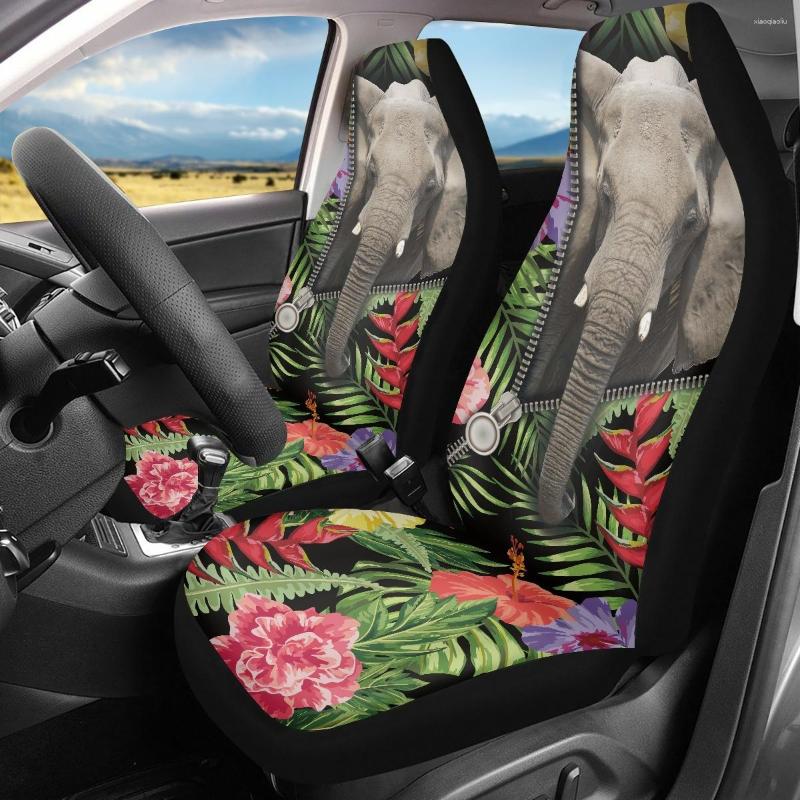 Car Seat Covers INSTANTARTS Tropical Flower Leaves And Elephant Zipper Design Heavy-Duty Nonslip Auto Interior Front Protector
Car Seat Covers INSTANTARTS Tropical Flower Leaves And Elephant Zipper Design Heavy-Duty Nonslip Auto Interior Front Protector
