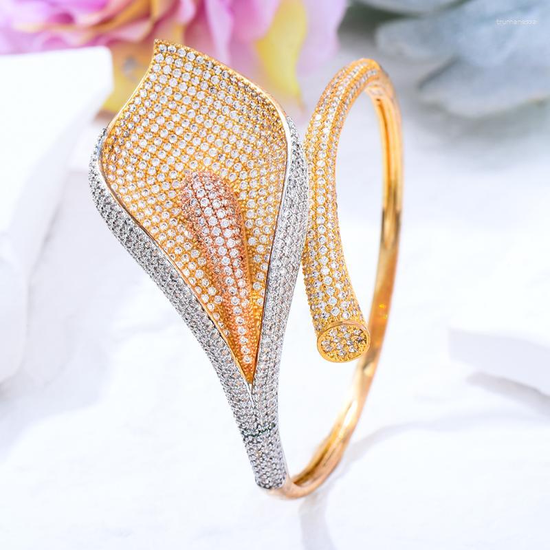 Bangle GODKI Trendy Luxury Tricolor Lotus Bangles For Women Wedding Full Cubic Zircon Crystal CZ Dubai Silver Color Party Bracelet 2023 Raym
Bangle GODKI Trendy Luxury Tricolor Lotus Bangles For Women Wedding Full Cubic Zircon Crystal CZ Dubai Silver Color Party Bracelet 2023 Raym
