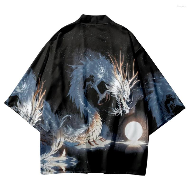 Ethnic Clothing Japanese Style Anime Dragon Print Cardigan Kimono Loose Women Men Cosplay Yukata Harajuku Traditional Samurai Haori Plus
Ethnic Clothing Japanese Style Anime Dragon Print Cardigan Kimono Loose Women Men Cosplay Yukata Harajuku Traditional Samurai Haori Plus