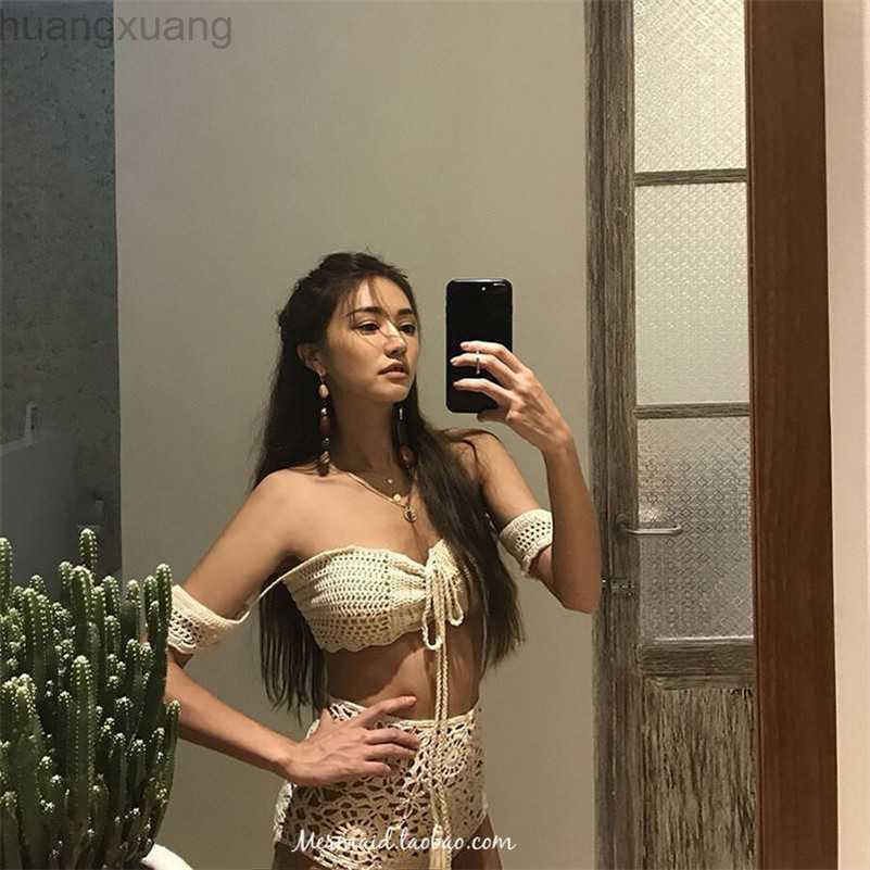 Korean New Small Chest Gather Bikini Hollow Sexy Split Body High Waist Covering Belly Slim Knitted Swimwear for Women on Vacationswimwear for women, White
Korean New Small Chest Gather Bikini Hollow Sexy Split Body High Waist Covering Belly Slim Knitted Swimwear for Women on Vacationswimwear for women, White