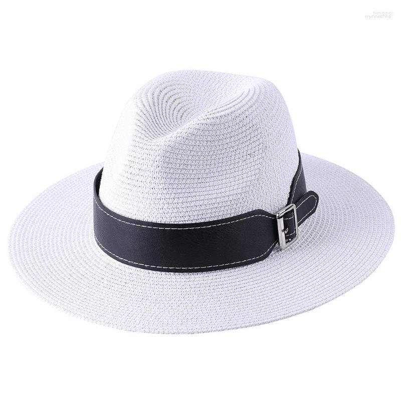 Berets Simple Women Straw Hat Sun Beach Summer Men Foldable Wide Brim Floppy Girls UV Protect Travel Cap Lady Female, 01
Berets Simple Women Straw Hat Sun Beach Summer Men Foldable Wide Brim Floppy Girls UV Protect Travel Cap Lady Female, 01