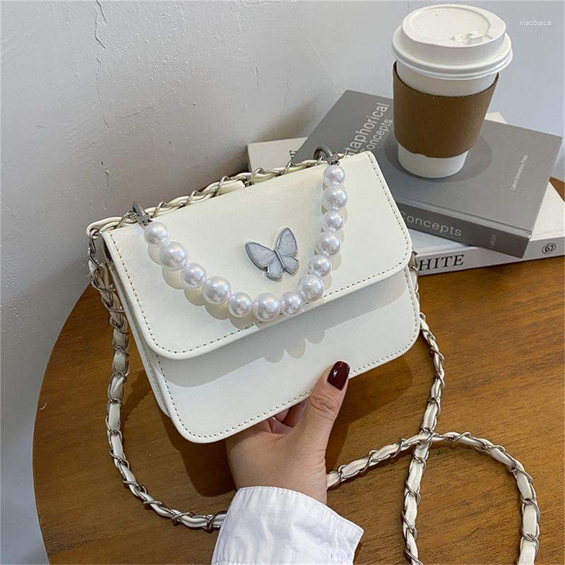 Evening Bags Fashion Solid Color PU Shoulder Women Pearl Butterfly Handbags Totes Female Casual Travel Crossbody Sling Pouch, White
Evening Bags Fashion Solid Color PU Shoulder Women Pearl Butterfly Handbags Totes Female Casual Travel Crossbody Sling Pouch, White