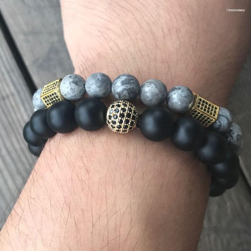 Strand Natural Gray Map Stone Men's Bracelet Stainless Steel Rhinestone Beads Bracelets&Bangle Male Yoga Prayer Energy Jewelry
Strand Natural Gray Map Stone Men's Bracelet Stainless Steel Rhinestone Beads Bracelets&Bangle Male Yoga Prayer Energy Jewelry