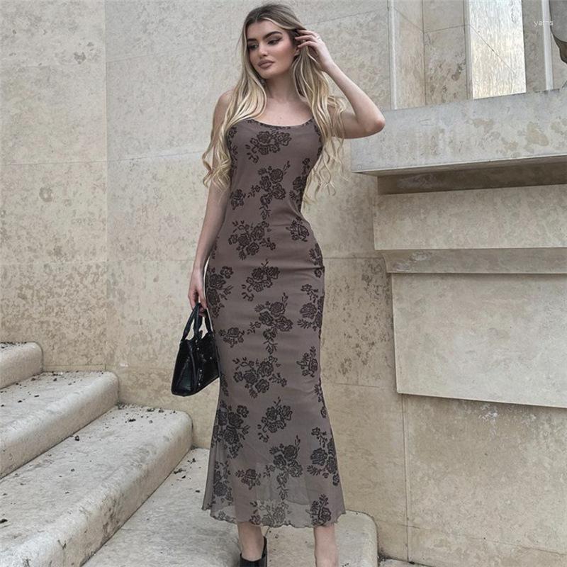 Casual Dresses Floral Print Y2K Maxi Beach Dress Bodycon Sleeveless Women Sexy Club Party Outfits Backless Streetwear Holiday Summer
Casual Dresses Floral Print Y2K Maxi Beach Dress Bodycon Sleeveless Women Sexy Club Party Outfits Backless Streetwear Holiday Summer