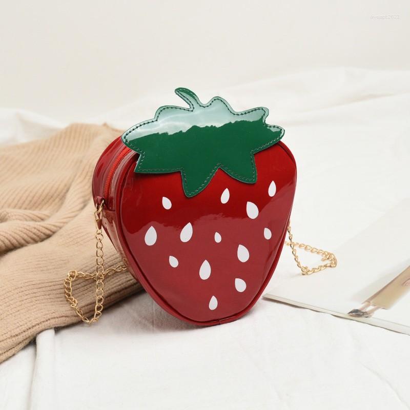 Evening Bags Women Shoulder Bag Strawberry Shape Designer Fashion Pu Leather Chain Crossbody Girls Cute Fruit Purses And Handbag, Red
Evening Bags Women Shoulder Bag Strawberry Shape Designer Fashion Pu Leather Chain Crossbody Girls Cute Fruit Purses And Handbag, Red