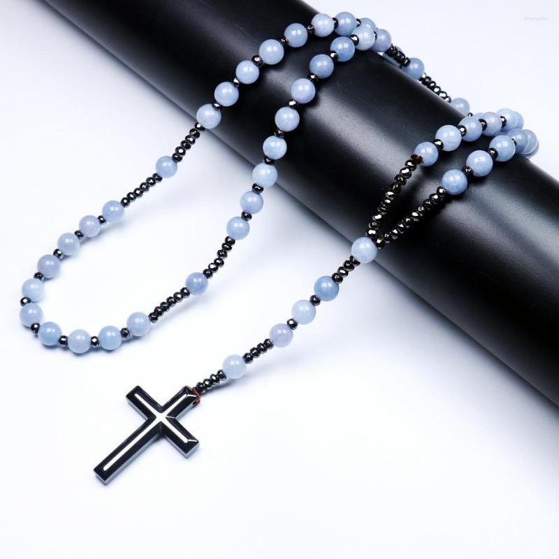 Pendant Necklaces Men Women Rosary Beads Necklace Hematite Cross Catholic Christ Beaded Meditation Yoga Jewelry
Pendant Necklaces Men Women Rosary Beads Necklace Hematite Cross Catholic Christ Beaded Meditation Yoga Jewelry