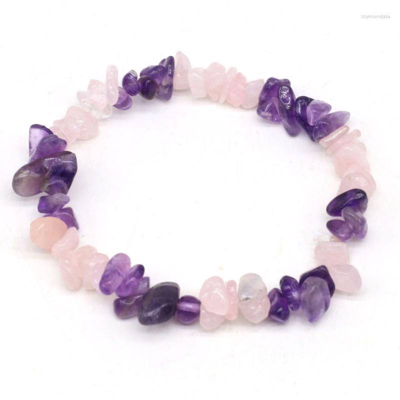 Strand Beaded Strands Natural Stone Bracelet 18cm Semi-precious Stones Rose Quartzs Amethysts Charm Accessories Birthday Women Gift Raym22
Strand Beaded Strands Natural Stone Bracelet 18cm Semi-precious Stones Rose Quartzs Amethysts Charm Accessories Birthday Women Gift Raym22