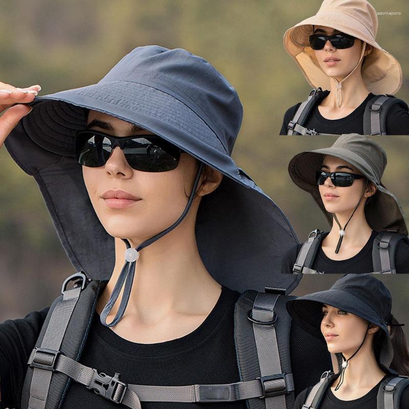 Berets Summer Solid Color Bow Tie Bucket Hat For Women Shawl Integrated Sun Outdoor Anti-UV Fishing Ladies Beach Hiking, Black
Berets Summer Solid Color Bow Tie Bucket Hat For Women Shawl Integrated Sun Outdoor Anti-UV Fishing Ladies Beach Hiking, Black