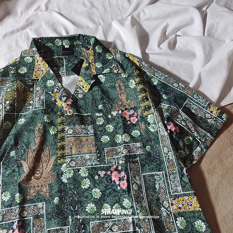 Women's Blouses Summer Vintage Oil Painting Short Sleeve Shirt Men Floral Printed Harajuku Women Ins Surfing Hawaiian 2023, Green
Women's Blouses Summer Vintage Oil Painting Short Sleeve Shirt Men Floral Printed Harajuku Women Ins Surfing Hawaiian 2023, Green